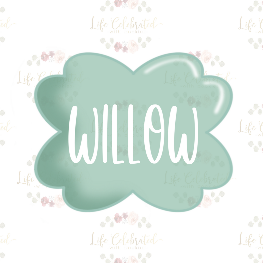 Willow Plaque Cookie Cutter