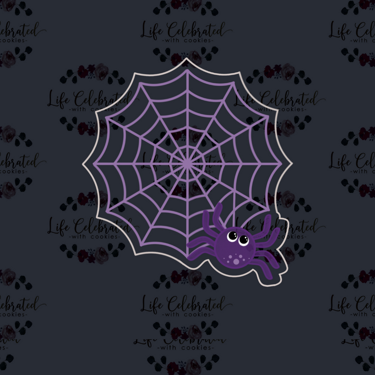MISPRINT - 4.5" Spider Web Cookie Cutter