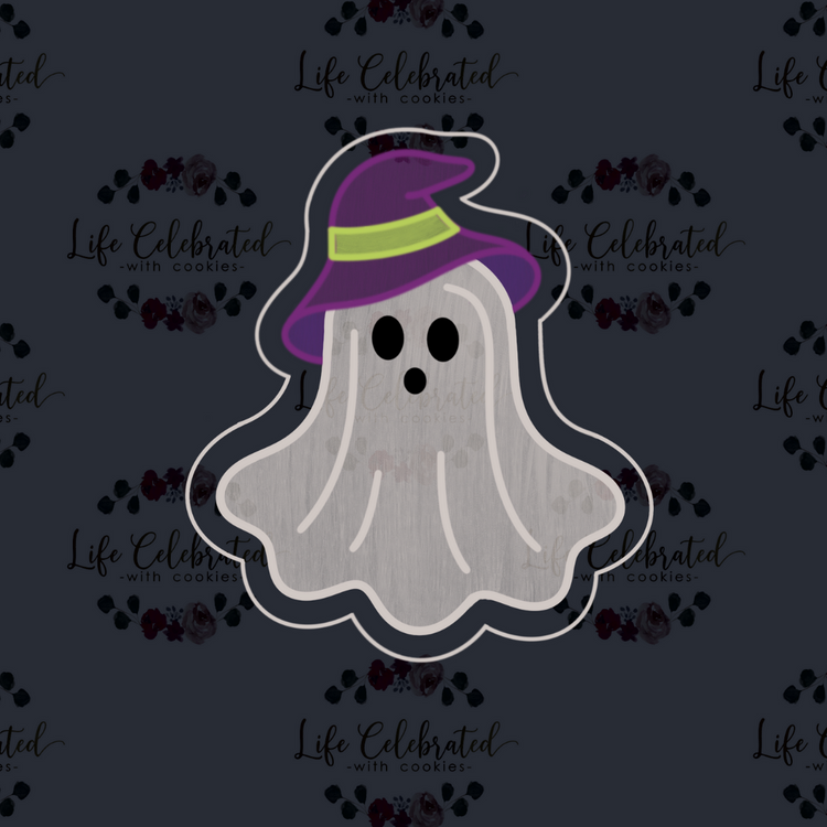 Ghost with Witch's Hat Cookie Cutter