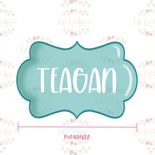 Teagan Plaque Cookie Cutter