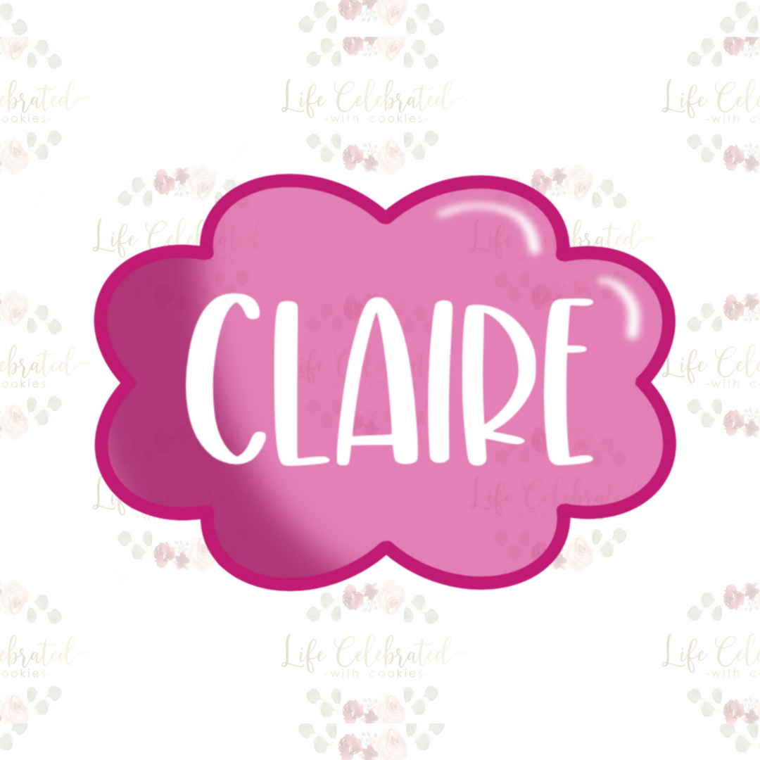 Claire Plaque Cookie Cutter