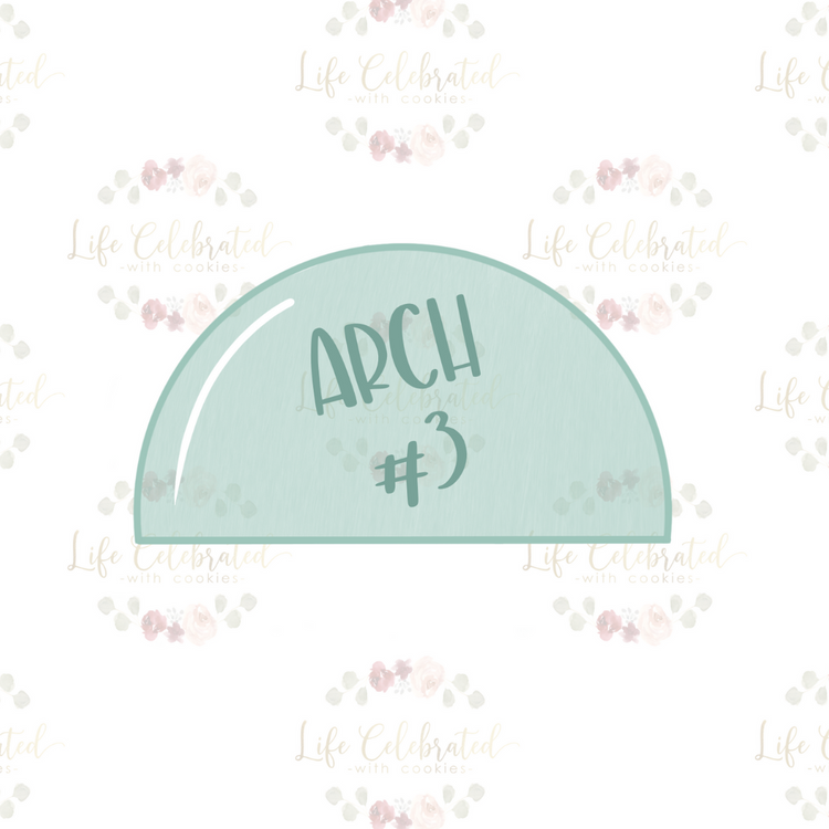 Arch #2 Plaque Cookie Cutter