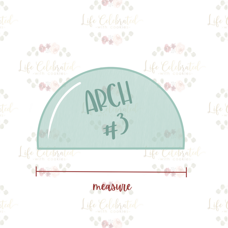 Arch #2 Plaque Cookie Cutter