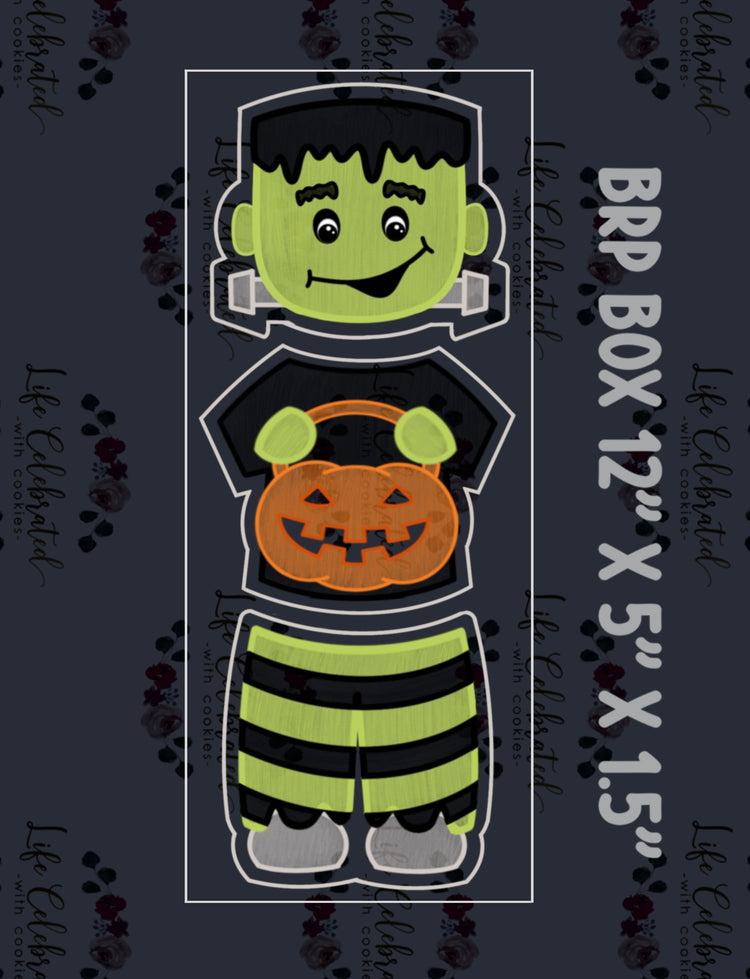Frankenstein Monster Cookie Cutter Box Set (3)