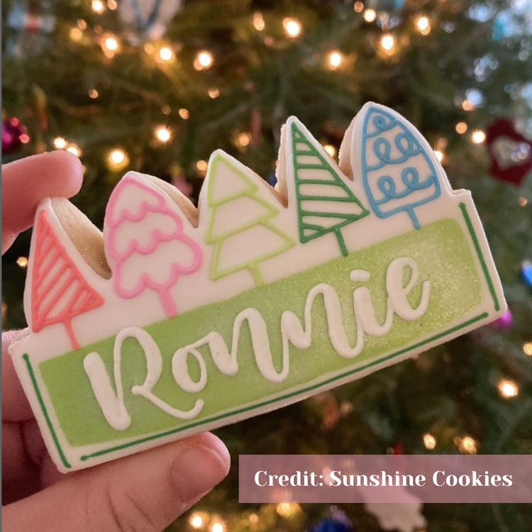 Tree Name Plaque Cookie Cutter