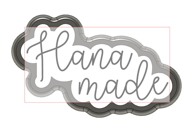 Hanamade Cookies Logo Cutters (2 total)