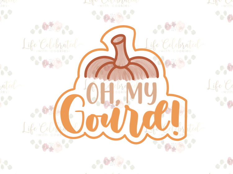 Oh My Gourd Cookie Cutter