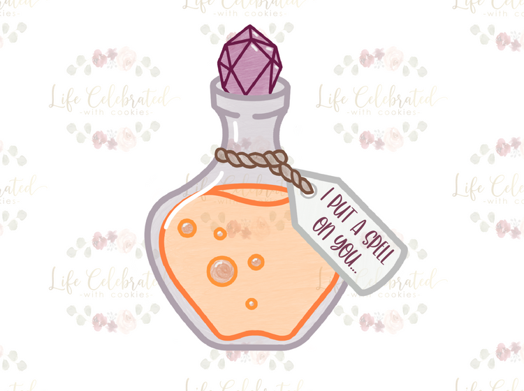 Potion Bottle I Put A Spell On You Cookie Cutter