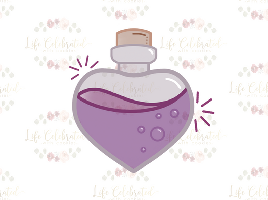 Potion Bottle Love Spell Cookie Cutter