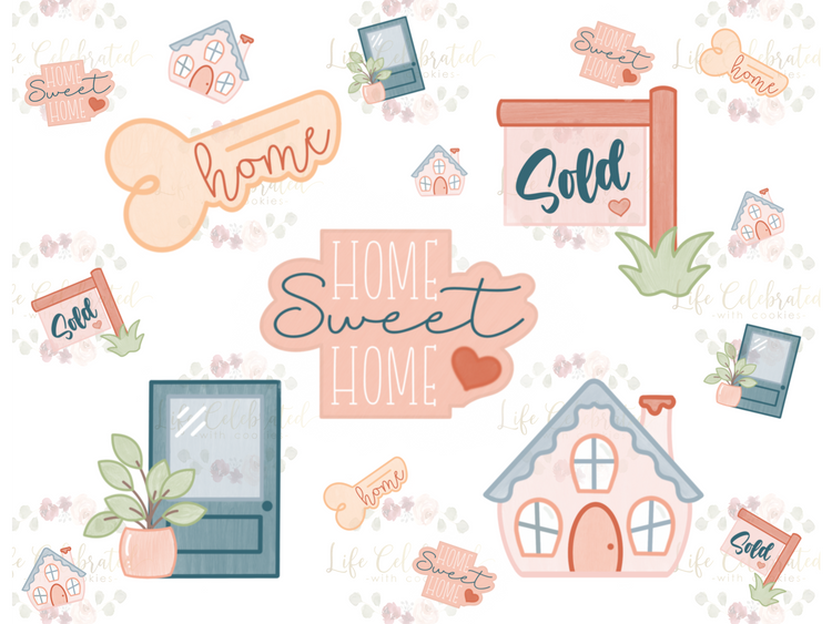 Home Sweet Home Plaque Cookie Cutter