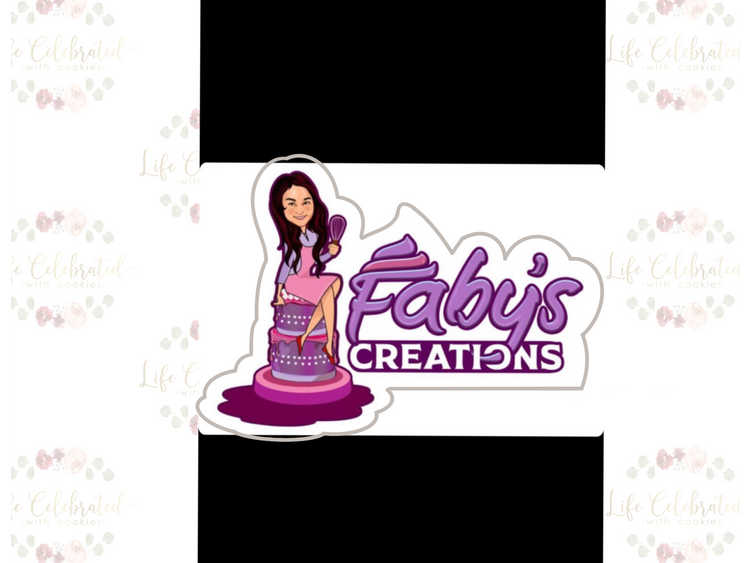 Custom Logo Cookie Cutter - Faby's Creations