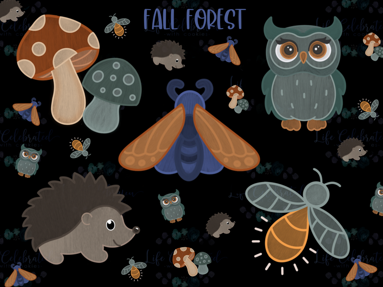 Fall Forest Cookie Cutter Collection