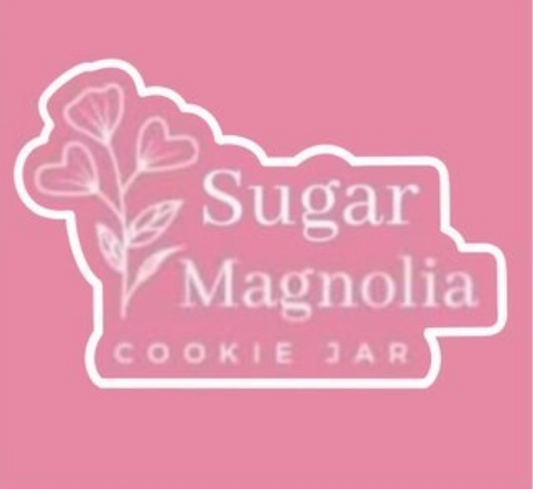 Custom Logo Cookie Cutter - Sugar Magnolia Cookie Jar