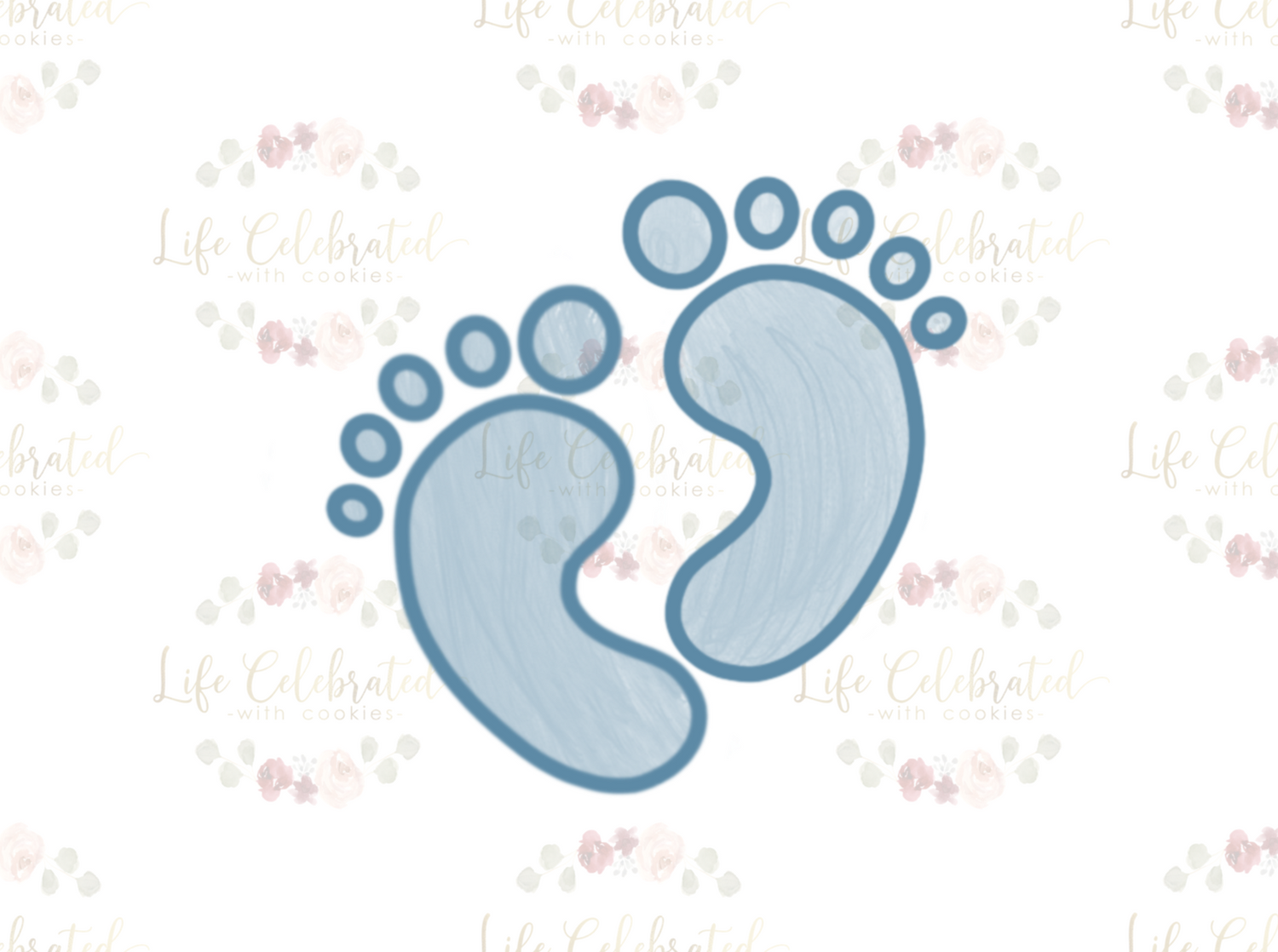 Baby Footprints Cookie Cutter