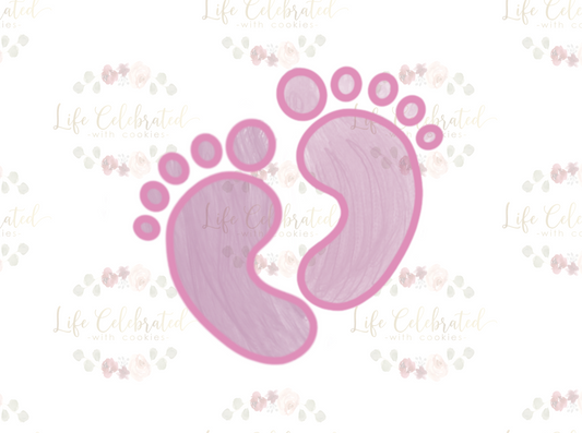 Baby Footprints Cookie Cutter