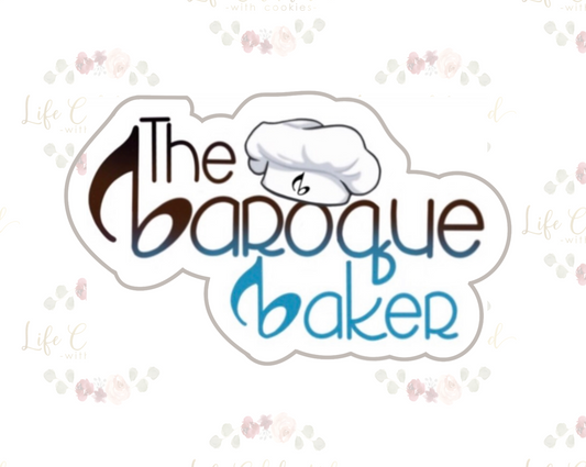 Custom Logo Cookie Cutter - The Baroque Baker