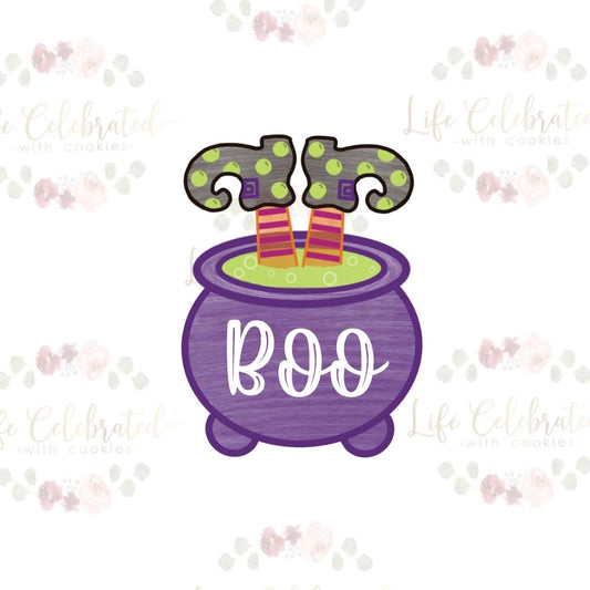 Witch's Brew Cauldron Cookie Cutter