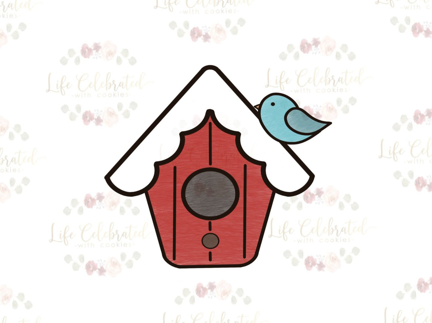 Birdhouse with Bird