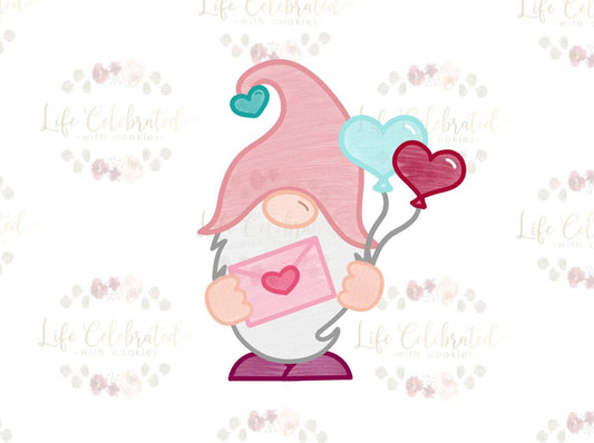 Valentine's Day Gnome Cookie Cutter