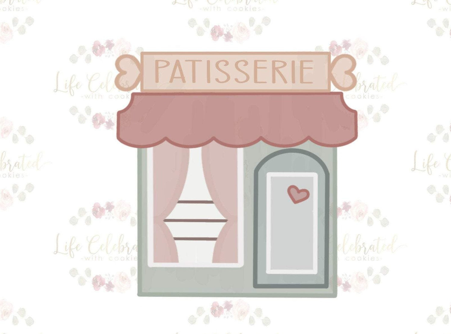 Bakery Patisserie Store Front Cookie Cutter