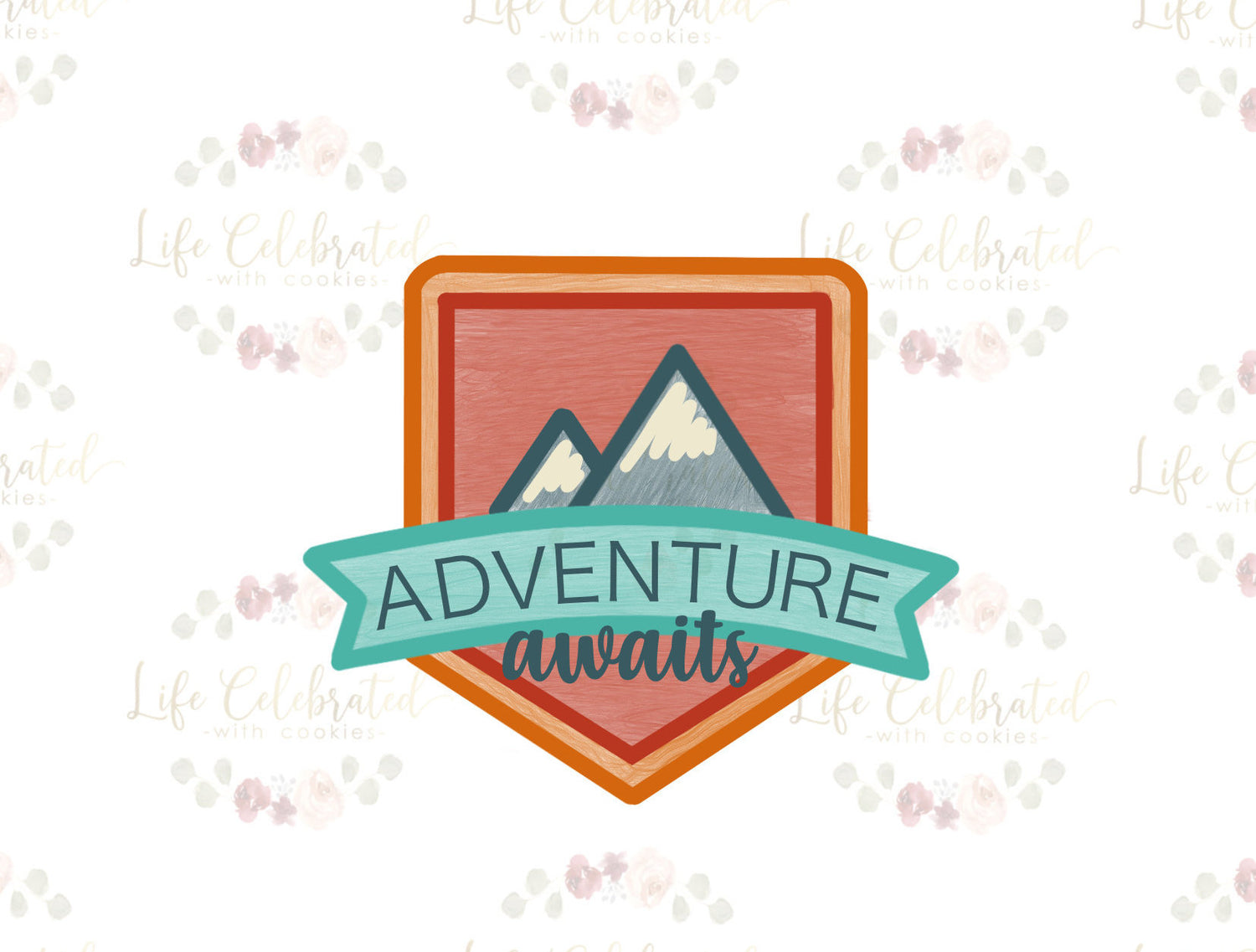 Adventure Badge Cookie Cutter