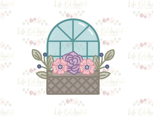 Window Flower Box Cookie Cutter