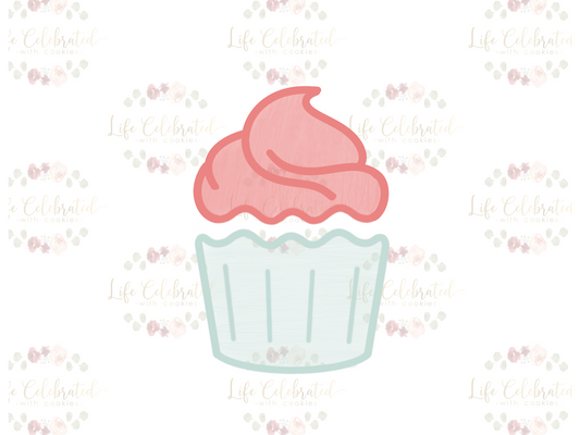 MIX and MATCH Original Cupcake Cookie Cutter